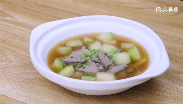 冬瓜煲猪肝汤怎么做 冬瓜煲猪肝汤做法是什么