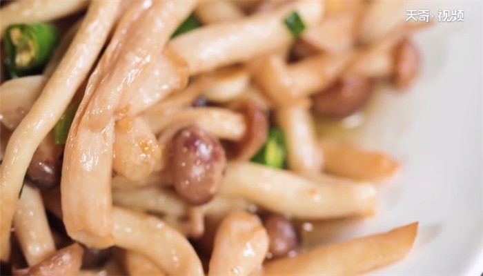 素炒蟹味菇的做法 素炒蟹味菇怎么做